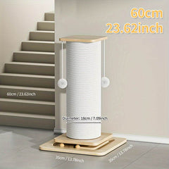Cat Scratching Post With Sisal Rope with Hanging Play Ball - SnaggIt