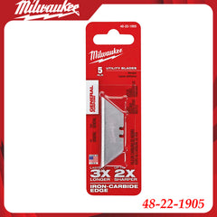 Milwaukee FASTBACK™ Compact Folding Utility Knife – Press & Flip Design + 5 Blades