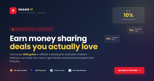 How to Make Money Sharing Deals Online in Australia (2026 Guide)