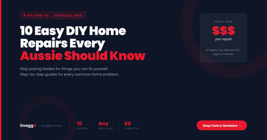 10 Easy DIY Home Repairs Every Australian Should Know (2026) | Snagg It