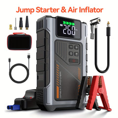 Portable Car Jump Starter with Air Compressor by Snagg A Jump Starter