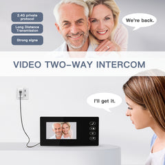Video Doorbell Intercom System 10.9cm Screen with Infrared Night Vision by Snagg A Doorbell Camera