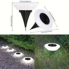 8pcs Solar Ground Lights – IP44 Waterproof Outdoor Pathway by Snagg An Outdoor Light