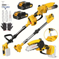 2-in-1 Cordless Pole Saw & Mini Chainsaw – 6”