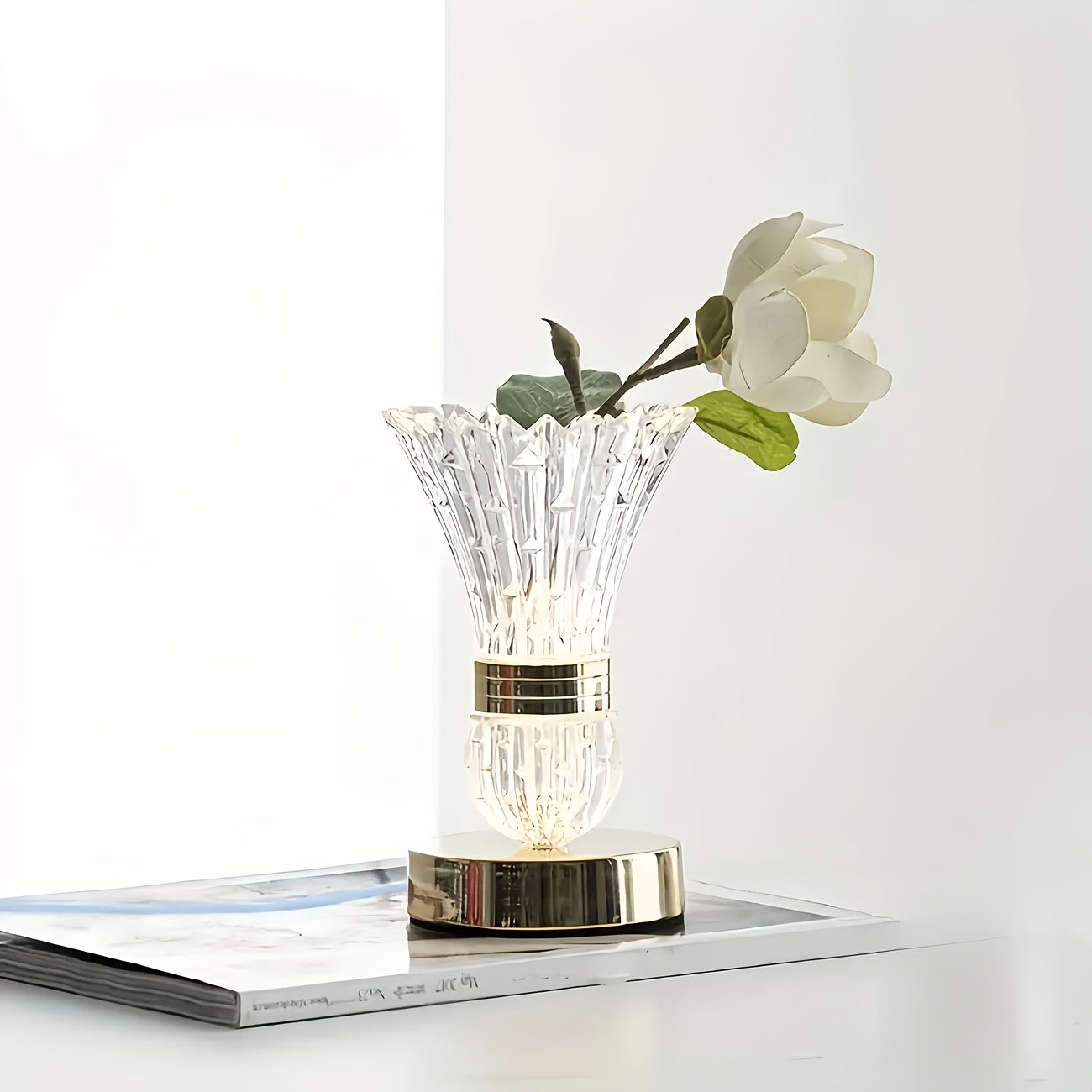 2pcs Luxury Crystal LED Table Lamps by Snagg A Table Lamp