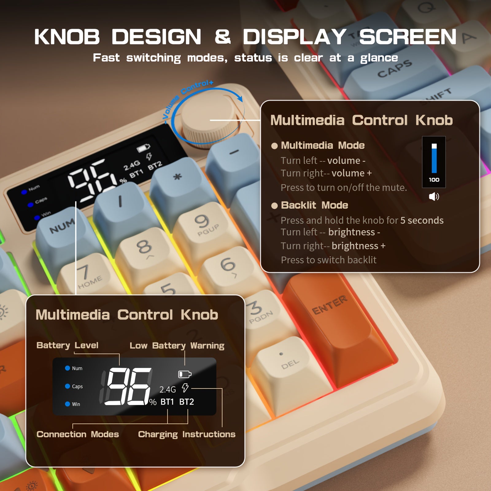 Dual Mode Wireless Gaming Keyboard by Snagg A Keyboard