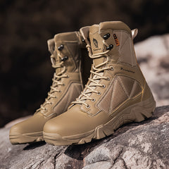 Men's High Top Work Boots with Steel Toe Protection by Snagg A Safety Shoes