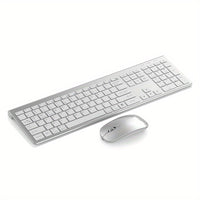 Ultra Thin Wireless Keyboard & Mouse Set Design with Multi Device Bluetooth Connectivity by Snagg A Keyboard