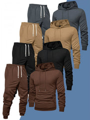 8pcs Men’s Hoodie & Sweatpants Set - SnaggIt
