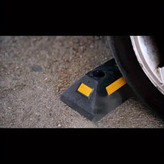 Heavy Duty Rubber Parking Stopper by Snagg A Wheel Chock