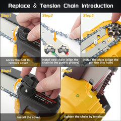 6-Inch Cordless Mini Chainsaw - SnaggIt