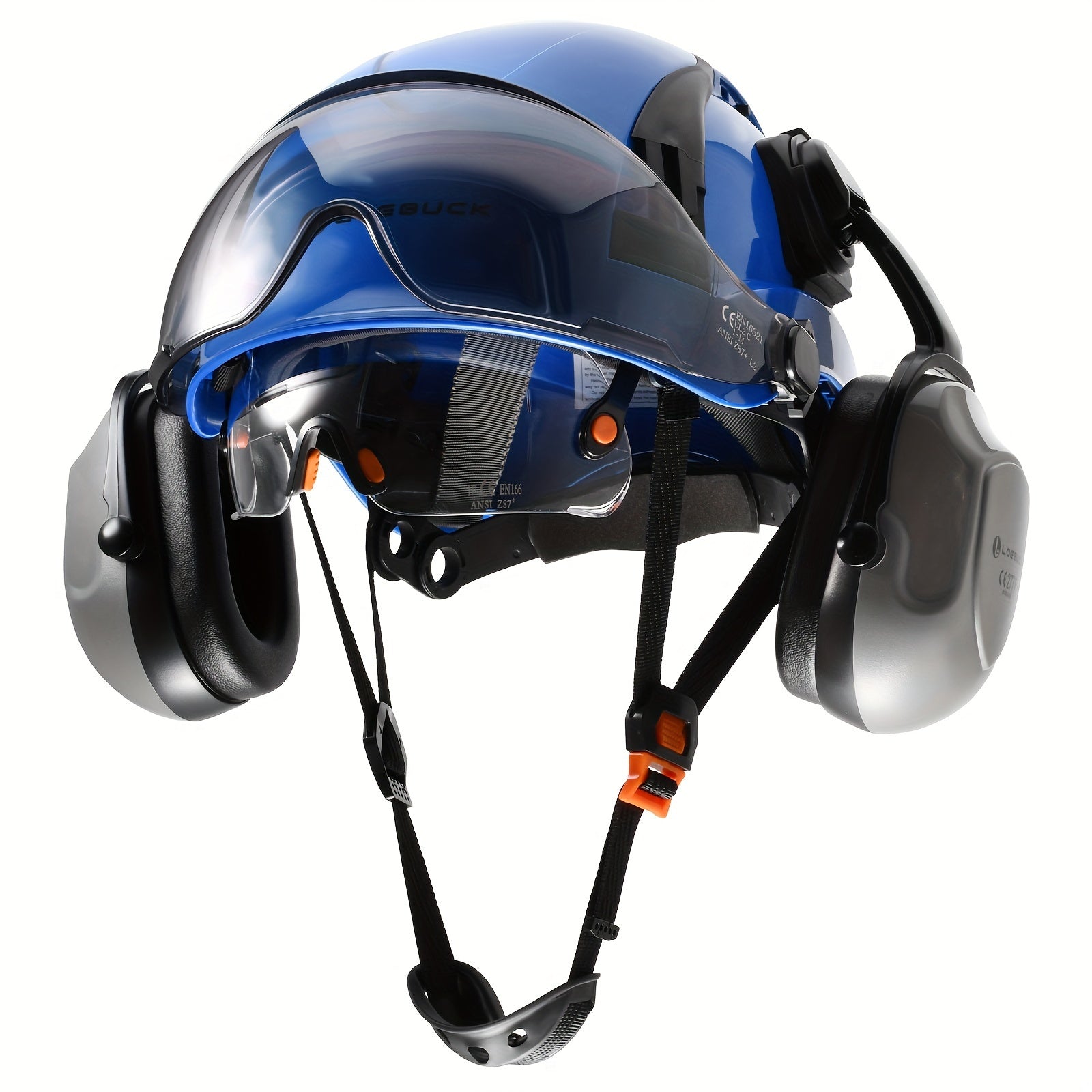 Safety Helmet with Sun Visor & Ear Protection by Snagg A Safety Helmet