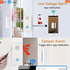 12 Pack WiFi Door & Window Sensors by Snagg A Sensor Alarm