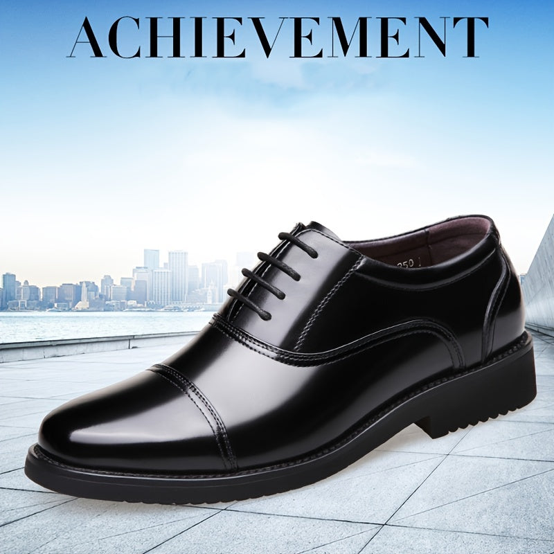 Men’s Black Lace-Up Dress Shoes by Snagg A Shoes