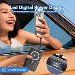 3 in 1 Wireless Magnetic Power Bank - 20,000mAh