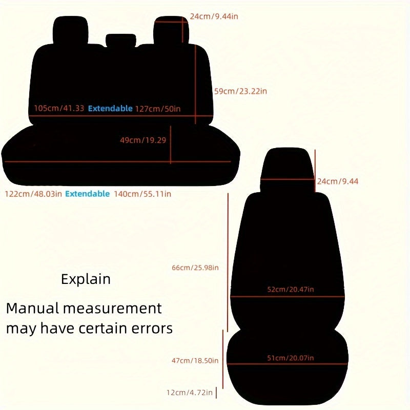 5 Seat Car Seat Cover Set by Snagg A Seat Cover