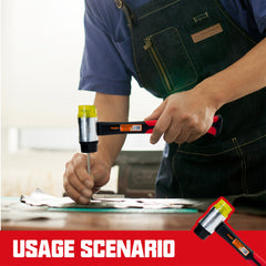 2 / 3 Pcs Shock Absorbing Hammer Set – Home Repair & DIY Essential - General Hand Tools