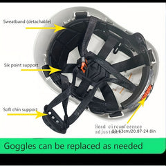 Safety Helmet with Clear Visor by Snagg A Safety Helmet