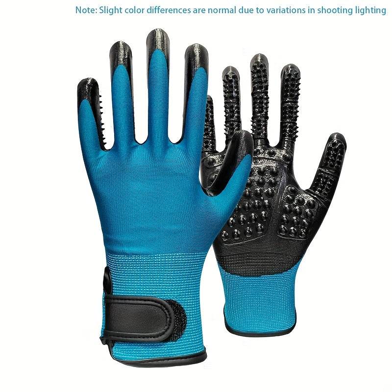 3x Pair Pet Grooming Gloves - SnaggIt