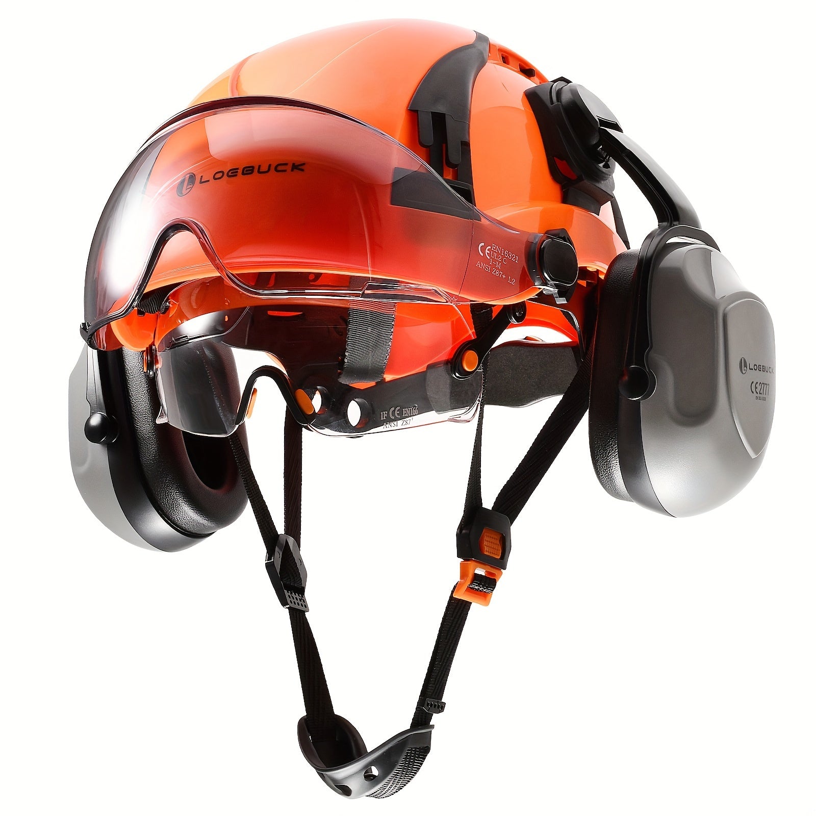 Safety Helmet with Sun Visor & Ear Protection by Snagg A Safety Helmet