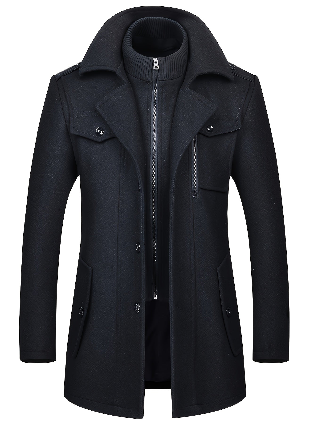 Men’s Autumn/Winter Double-Breasted Tweed Coat by Snagg A Coat