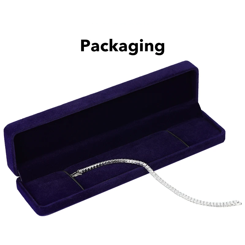 D Color VVS1 Moissanite Tennis Bracelet — 3mm / 4mm Stones - Bracelets