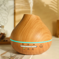Wood Grain Aroma Diffuser – Ultrasonic Humidifier with Timer by Snagg A Diffuser
