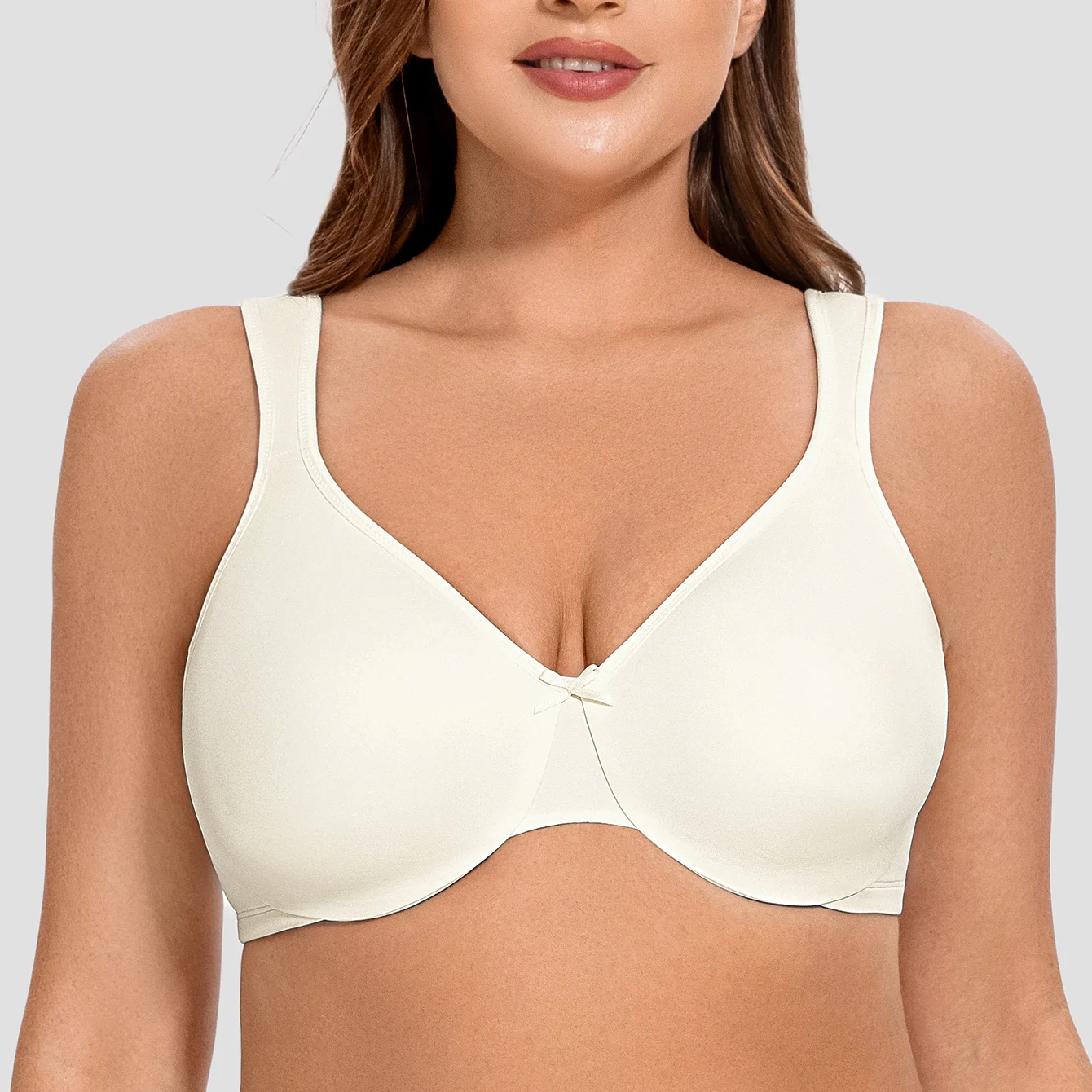 Plus Size Seamless Minimizer Bra | Underwire Unlined Full Coverage Comfortable