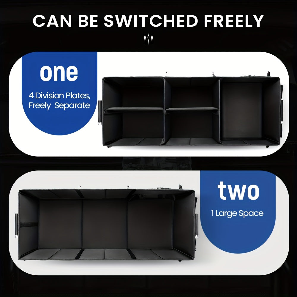 Large Capacity Car Trunk Organizer with Lid by Snagg A Storage Box