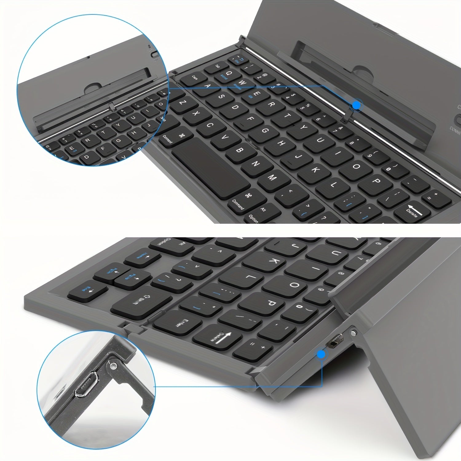 Portable Wireless Keyboard For IOS & Android Tablet by Snagg A Wireless Keyboard