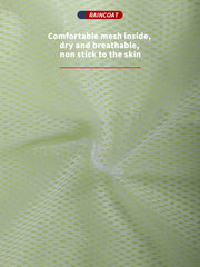 Men’s Double Layer Long Raincoat with Hood by Snagg A Raincoat