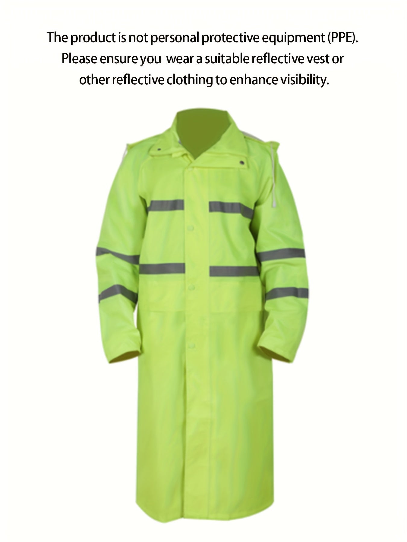 Men’s Double Layer Long Raincoat with Hood by Snagg A Raincoat