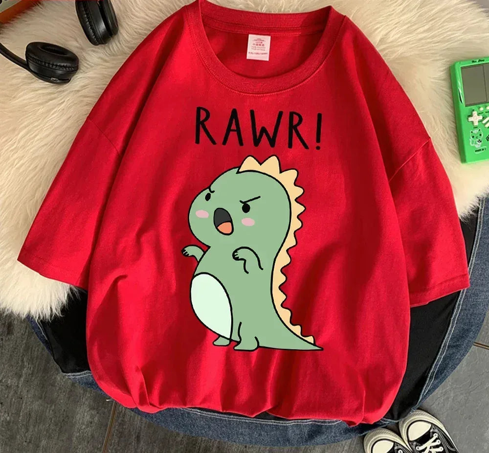 " Rawr! Dinosaur" Tee Soft Everyday Streetwear T