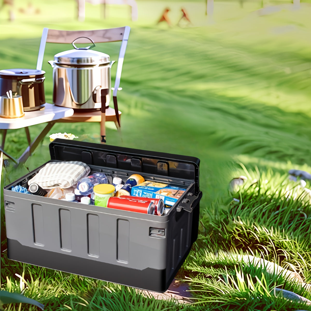 Foldable Car Trunk Organizer Box by Snagg A Storage Box