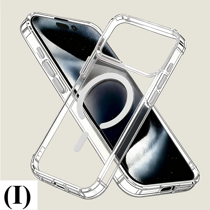 Ultra Slim Luxury Magnetic Case – iPhone 14 Series - I - White / Phone Cases & Covers