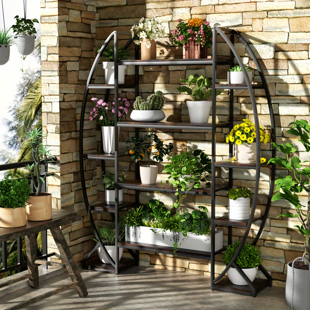 Half Moon Plant Stand by Snagg A Rack