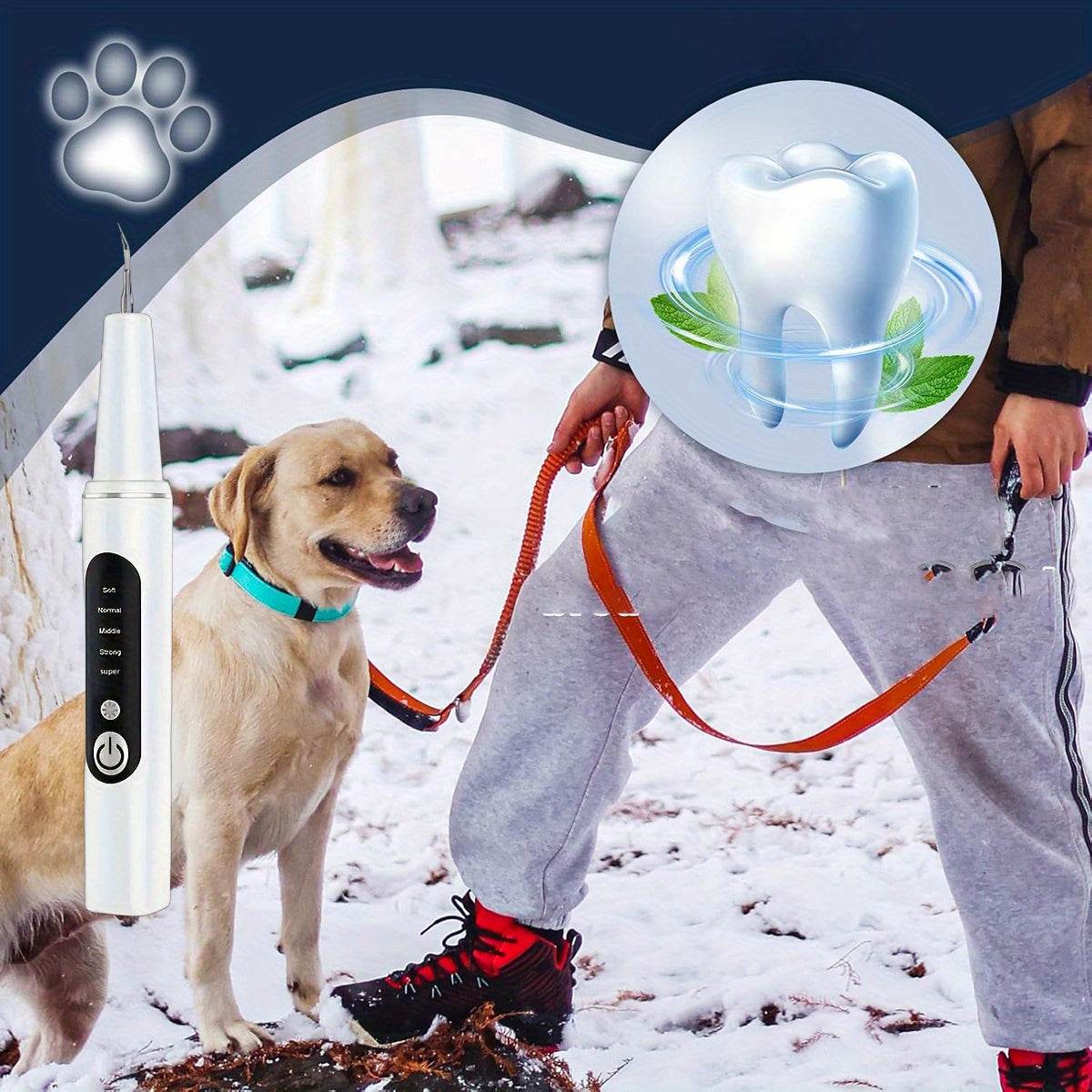 1pc Pet Oral Care Electric Tooth Cleaner - SnaggIt