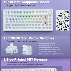 75% Wireless Mechanical Keyboard for a Premium Gaming Experience by Snagg A Keyboard