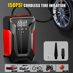 7000A Peak Portable Car Jump Starter with Tire Inflator