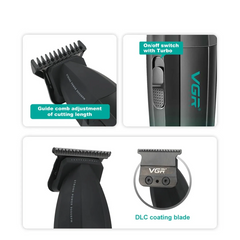 Professional 3 Piece All Metal Barber Suite – 9000 RPM Master Clipper, DLC Trimmer, and Titanium Shaver Collection