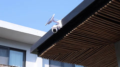 2 Pack 1080P Solar Powered Security Cameras by Snagg An Outdoor Camera