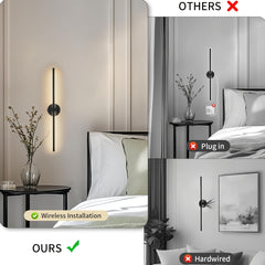 1pc/2pcs Battery Operated Wall Sconce Light by Snagg A Wall Light