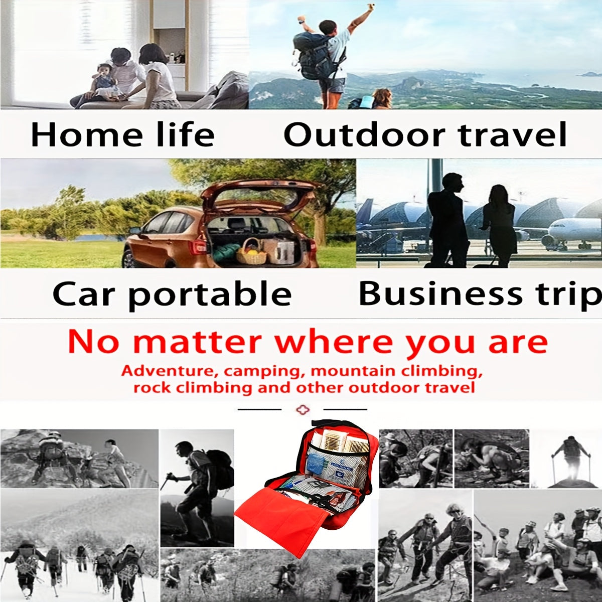 1030 in 1 Portable Emergency Kit by Snagg An Emergency Kit