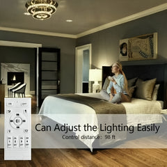 36W Modern Crystal LED Ceiling Light by Snagg A Ceiling Light