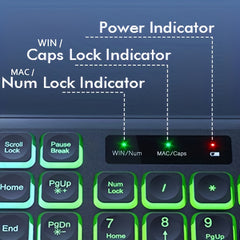 Ergonomic Wireless Keyboard & Mouse Combo for PC, Mac & Laptop by Snagg A Keyboard