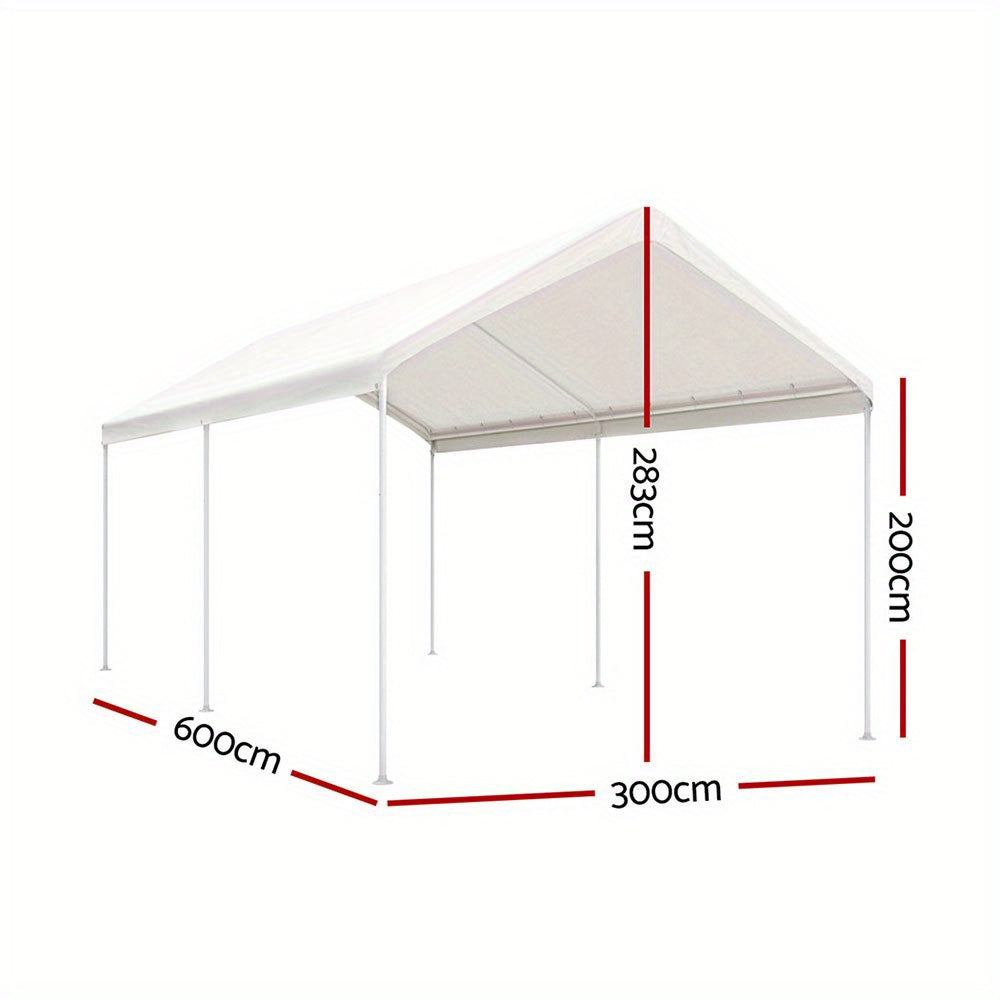 Heavy-Duty Steel Shelter Canopy 3×6m by Snagg A Canopy Tent