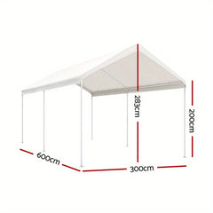 Heavy-Duty Steel Shelter Canopy 3×6m by Snagg A Canopy Tent