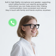 E02C AI Smart Glasses – 1080P HD Camera with 32GB & Photochromic Lenses