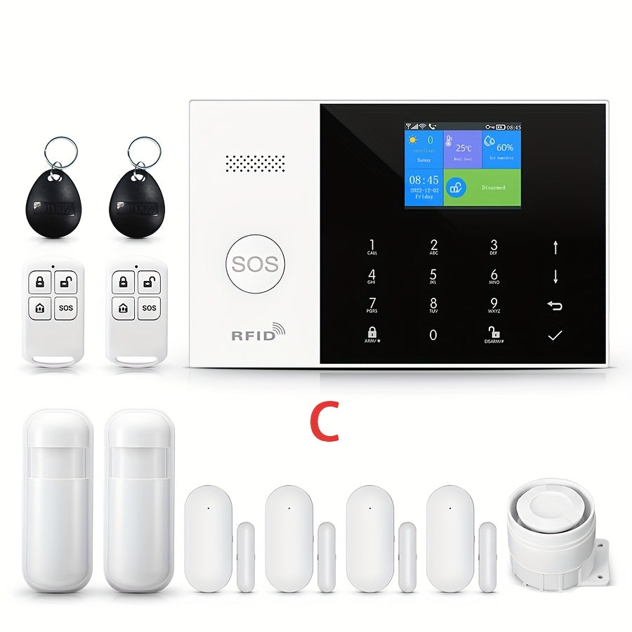 4G WiFi Smart Home Alarm System by Snagg A Sensor Alarm