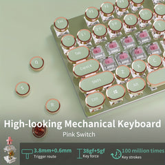 Retro Punk Mechanical Keyboard for PC & Laptop by Snagg A Keyboard